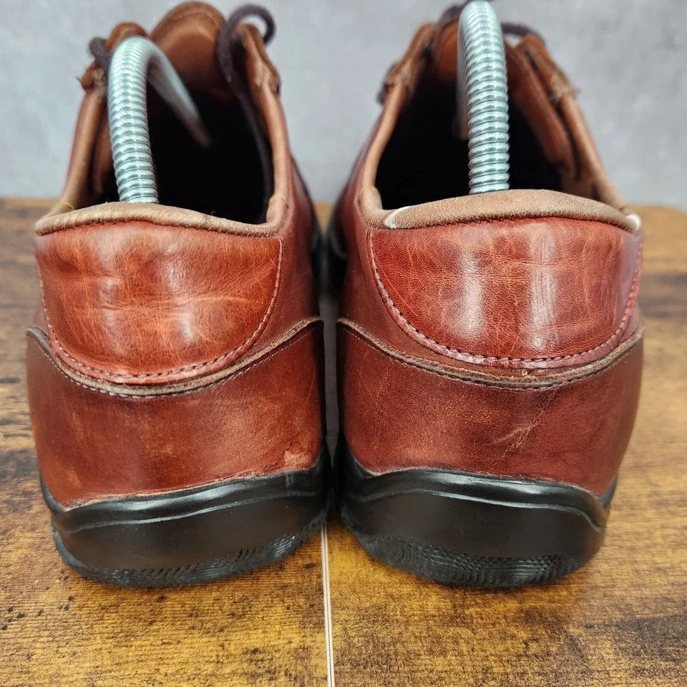 Allen Edmonds Traveler Oxford Shoes Mens 10.5 D Brown Leather Casual‎ Shoes